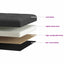Foldbar opbevaringsbænk Mørkegrå 180 kg 80 L 77 x 38 x 38 cm