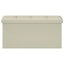 Foldbar opbevaringsbænk Hvid 180 kg 80 L 77 x 38 x 38 cm Linned