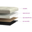 Foldbar opbevaringsbænk Hvid 180 kg 80 L 77 x 38 x 38 cm Linned