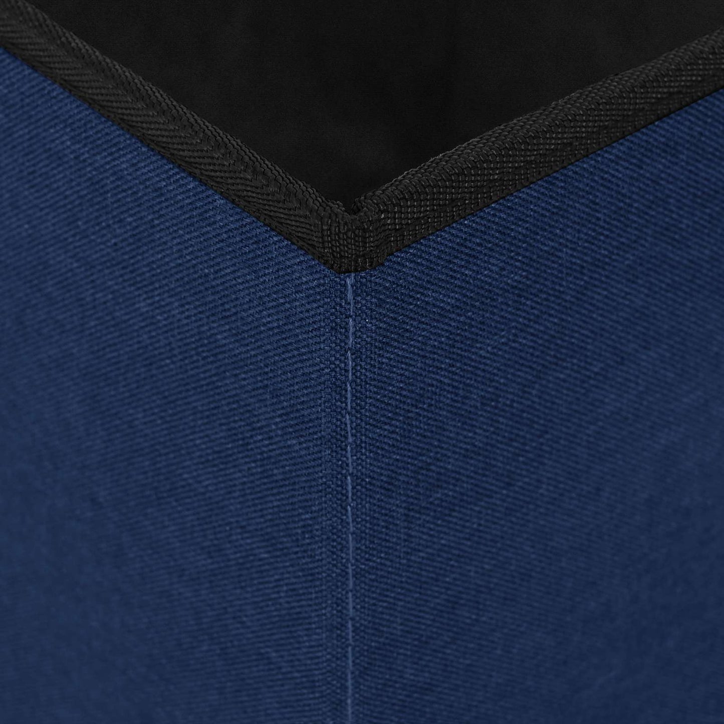 Foldbar opbevaringsbænk Blå 180 kg 80 L 77 x 38 x 38 cm Linned