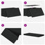 Foldbar opbevaringsbænk Sort 180 kg 80 L 77 x 38 x 38 cm PVC