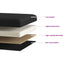 Foldbar opbevaringsbænk Sort 180 kg 80 L 77 x 38 x 38 cm PVC