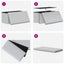 Foldbar opbevaringsbænk Hvid 180 kg 80 L 77 x 38 x 38 cm PVC