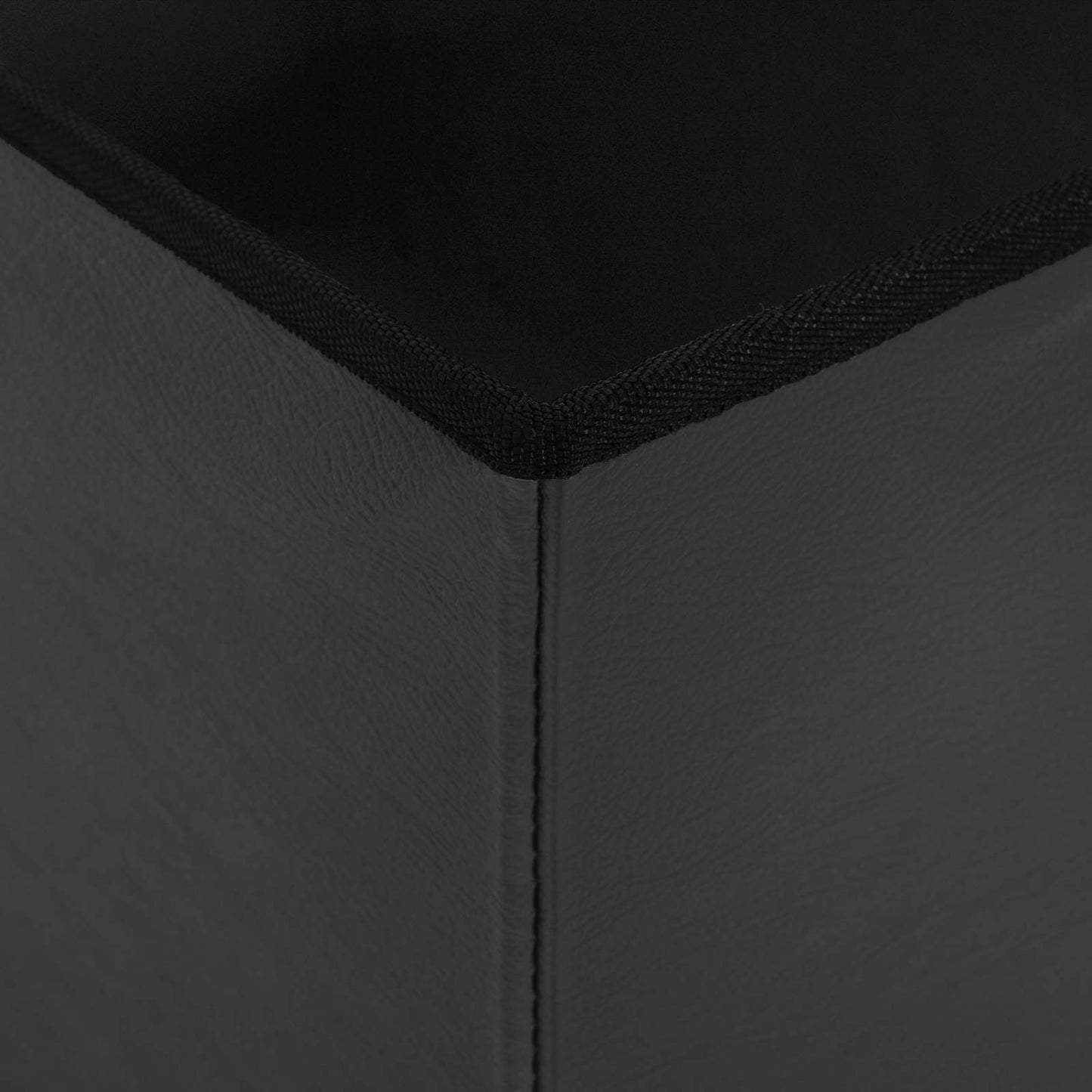 Foldbar opbevaringsbænk Grå 180 kg 80 L 77 x 38 x 38 cm PVC