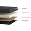 Foldbar opbevaringsbænk Grå 180 kg 80 L 77 x 38 x 38 cm PVC