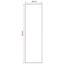 Tæppe Runner ORIZ 1150 gsm Sort mesh mønster