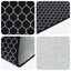 Tæppe Runner ORIZ 1150 gsm Sort mesh mønster