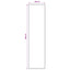 Tæppe Runner ORIZ 1150 gsm Sort mesh mønster