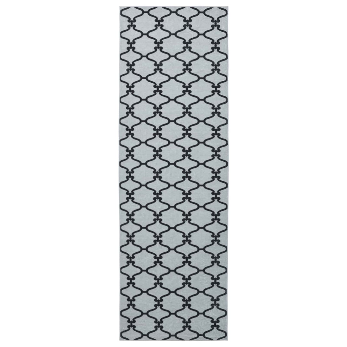 Tæppe Runner ORIZ 1150 gsm Sort mesh mønster