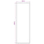 Tæppe Runner ORIZ 1150 gsm Sort mesh mønster