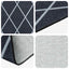 Tæppe Runner ORIZ 1150 gsm Sort mesh mønster
