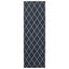 Tæppe Runner ORIZ 1150 gsm Sort mesh mønster