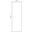 Tæppe Runner ORIZ 1150 gsm Sort mesh mønster