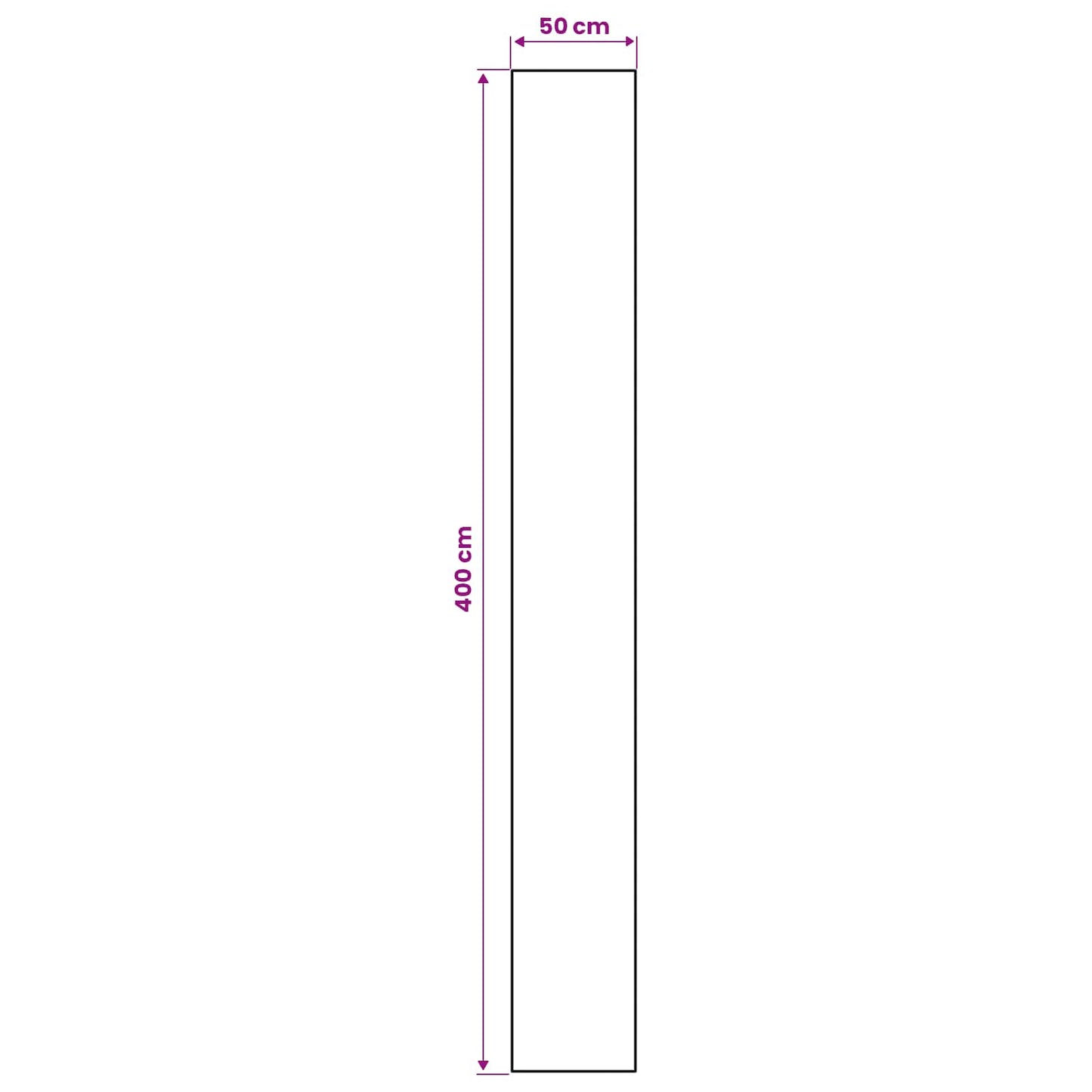 Tæppe Runner ORIZ 1150 gsm Blå 100% polyester kemisk fiber