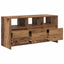 TV-skab 102 x 37,5 x 52,5 cm Egetræ Konstrueret træ