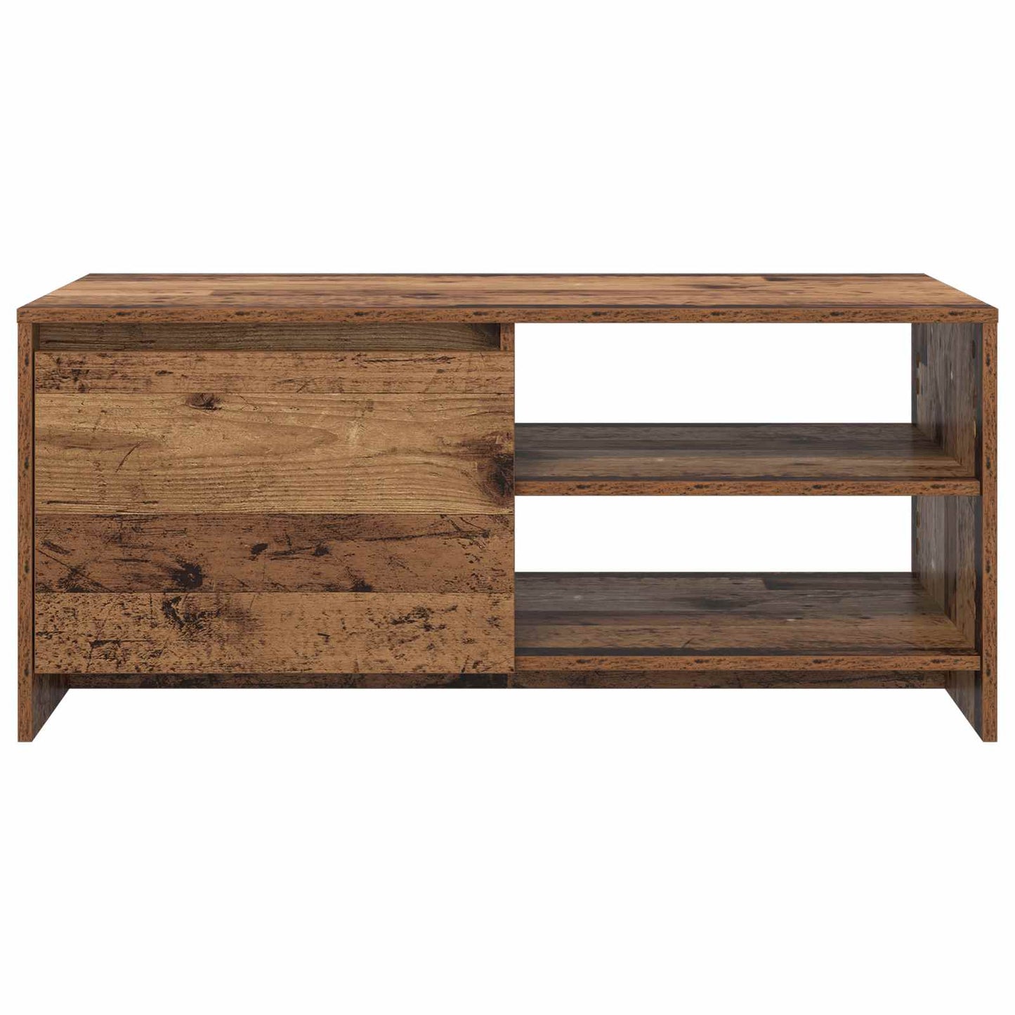 Sofabord Egetræ 102 x 50 x 45 cm Konstrueret træ