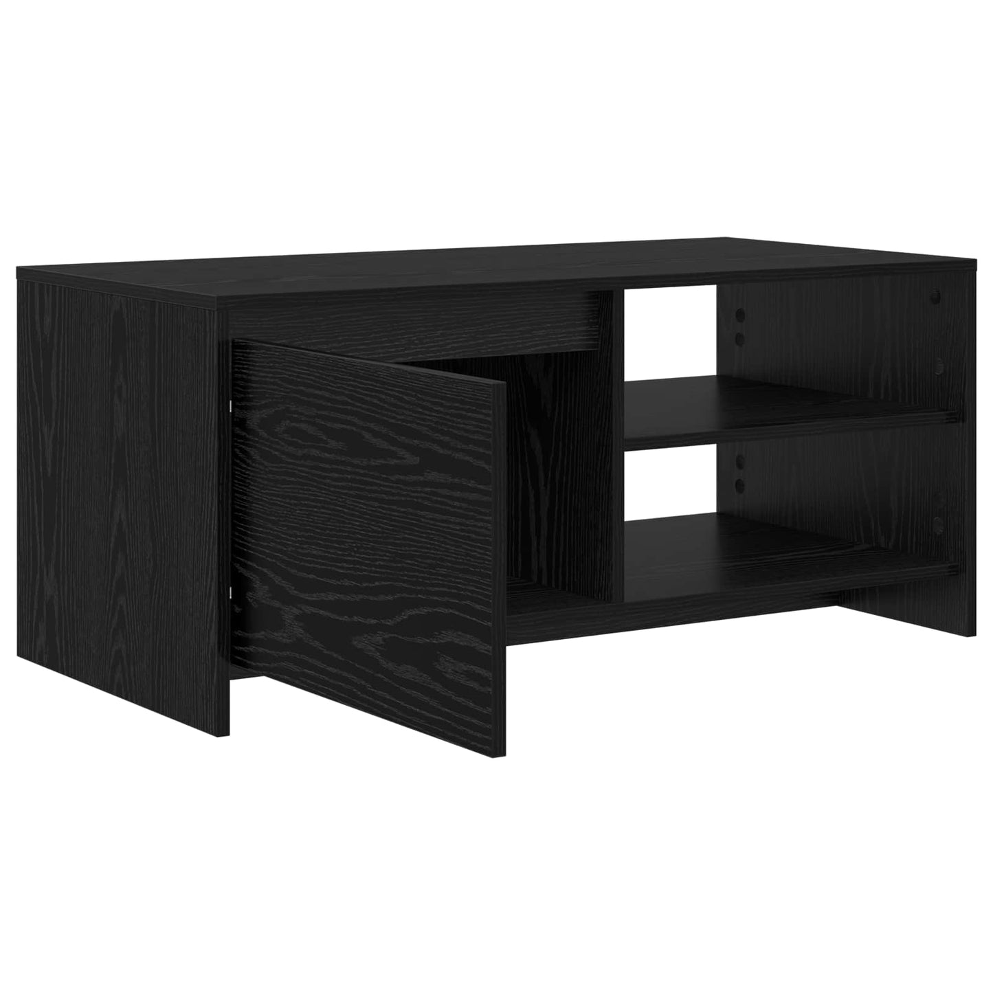 Sofabord Sort eg 102 x 50 x 45 cm Konstrueret træ