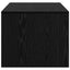 Sofabord Sort eg 102 x 50 x 45 cm Konstrueret træ