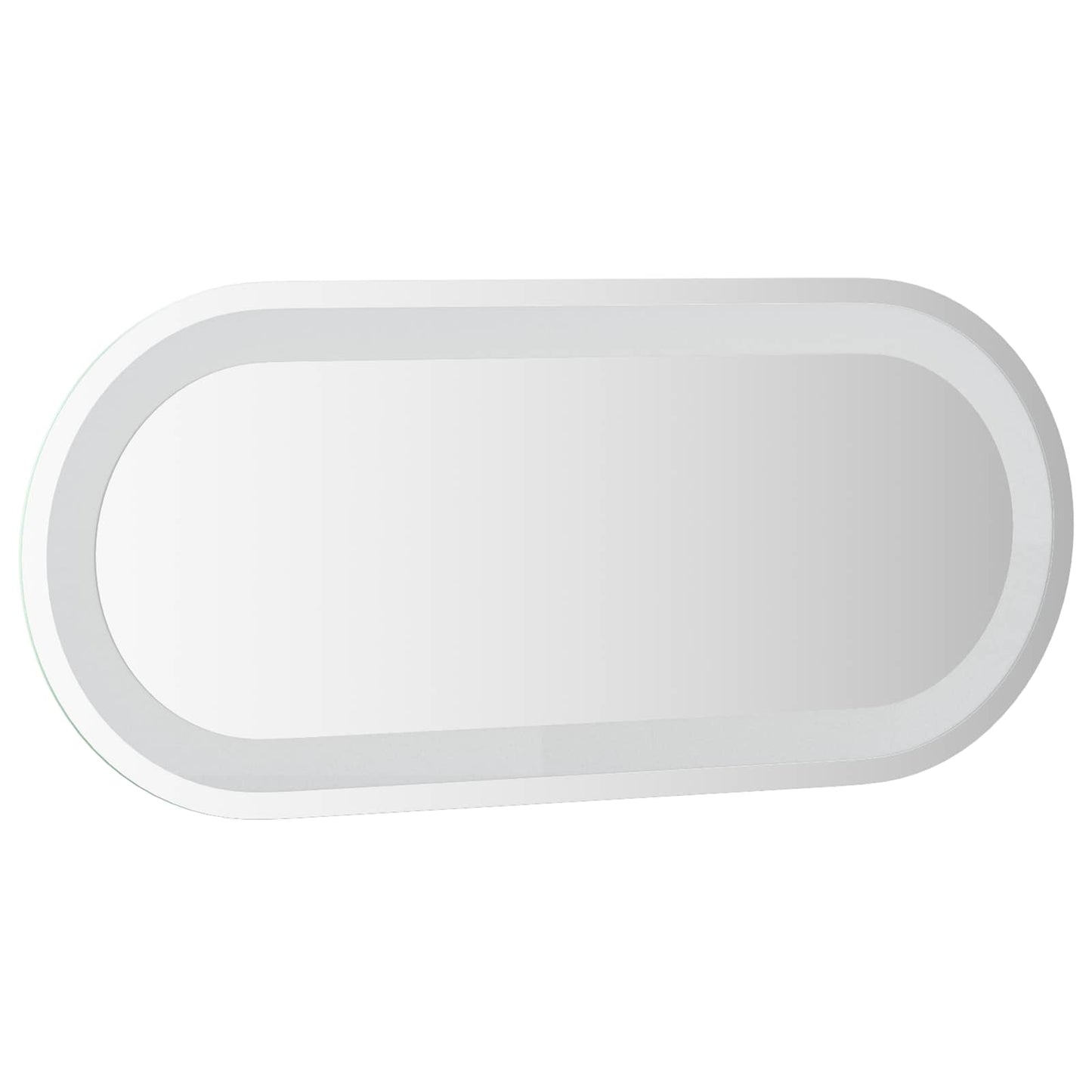 LED badeværelsesspejl Transparent 70 x 30 cm hærdet glas
