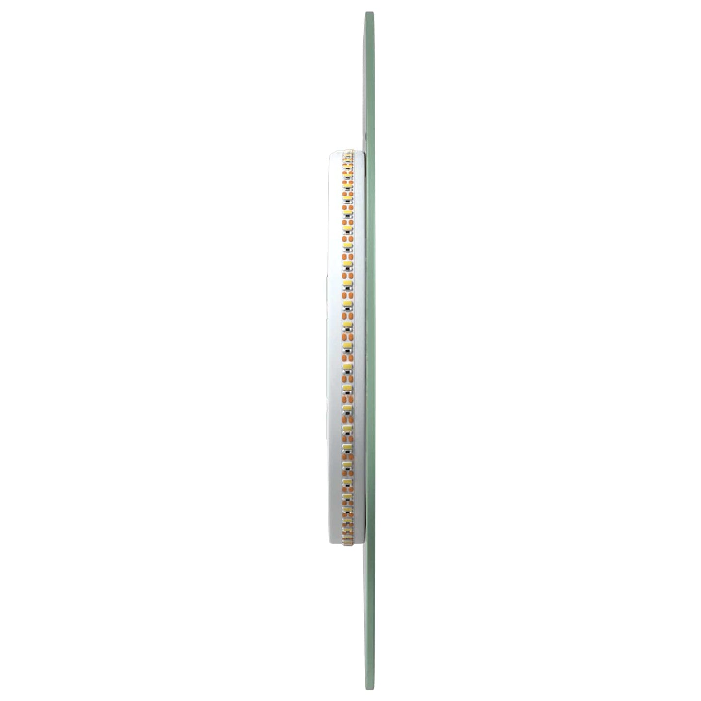 LED badeværelsesspejl Transparent 70 x 30 cm hærdet glas