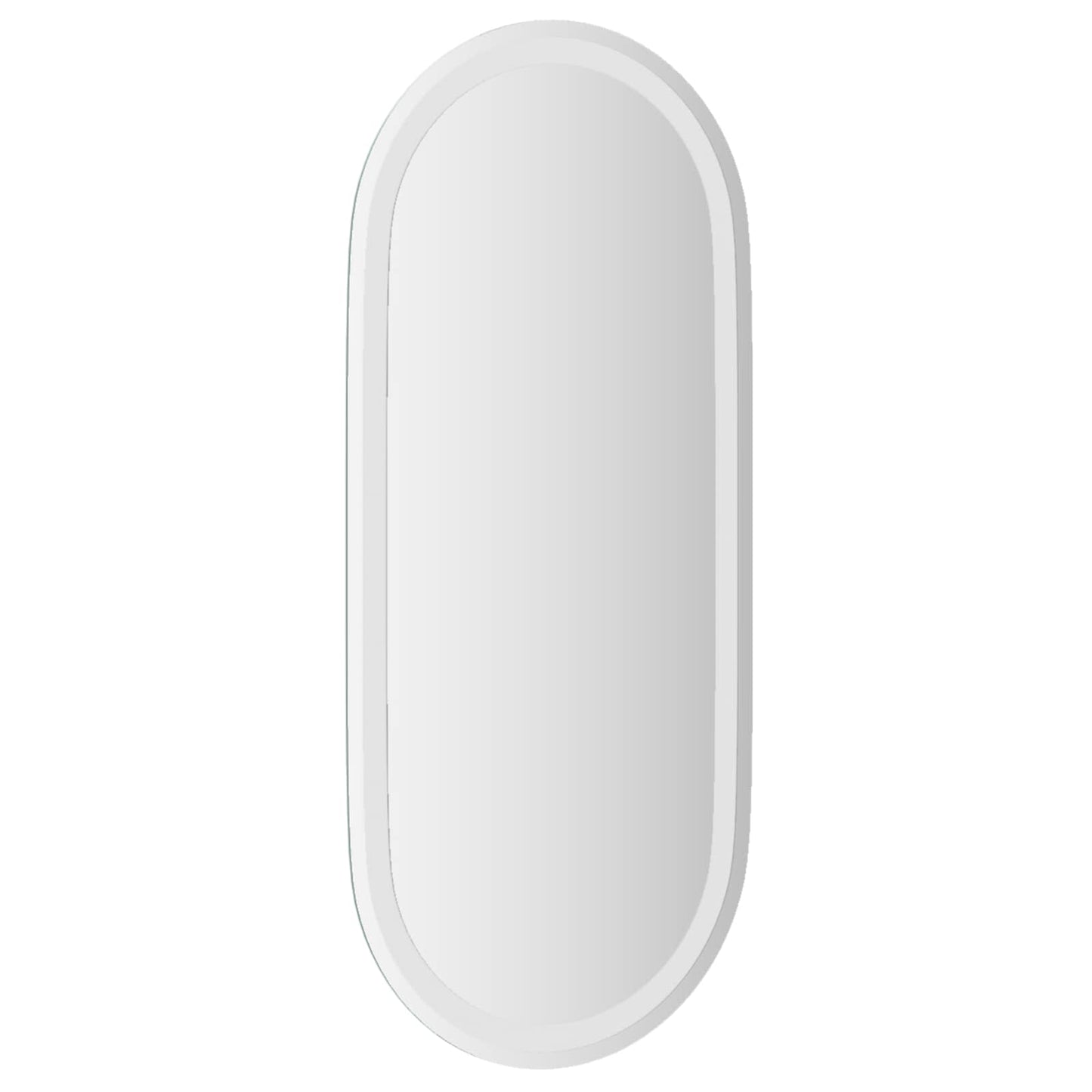LED badeværelsesspejl Transparent 80 x 35 cm hærdet glas