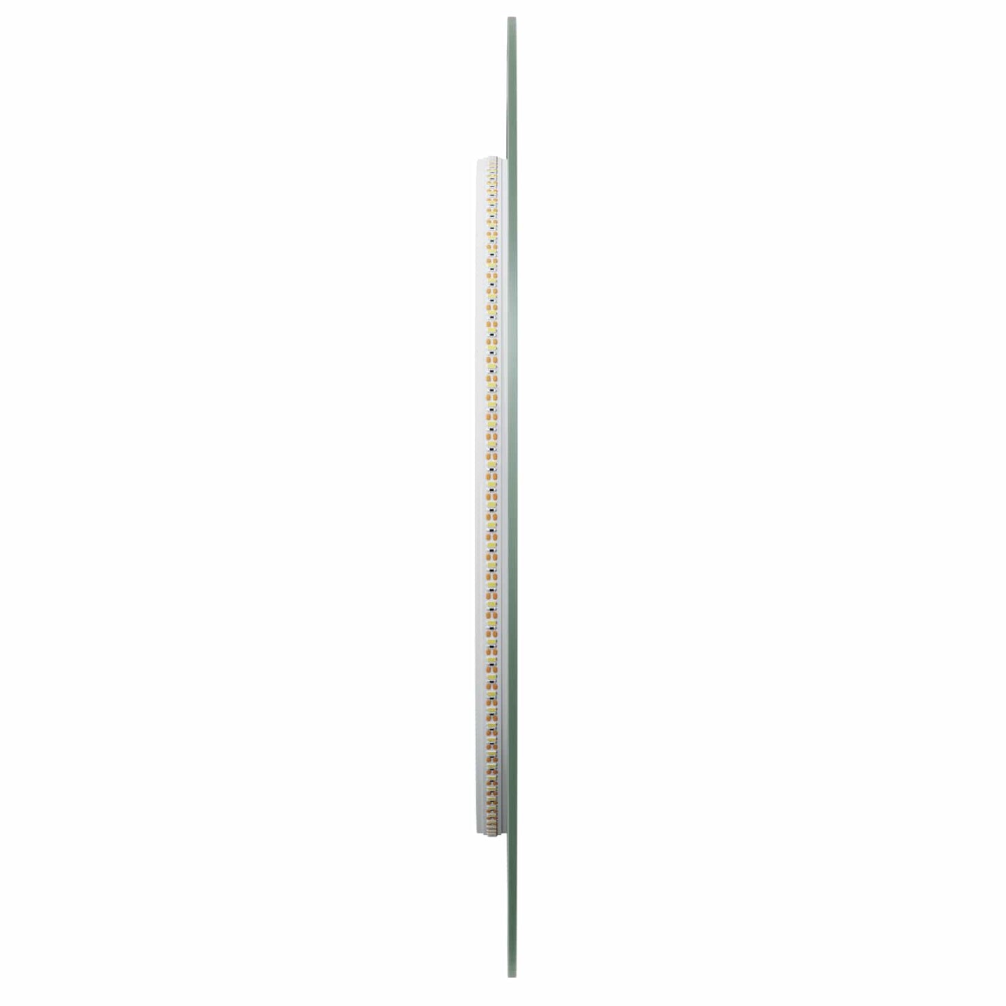 LED badeværelsesspejl Transparent 100 x 45 cm hærdet glas