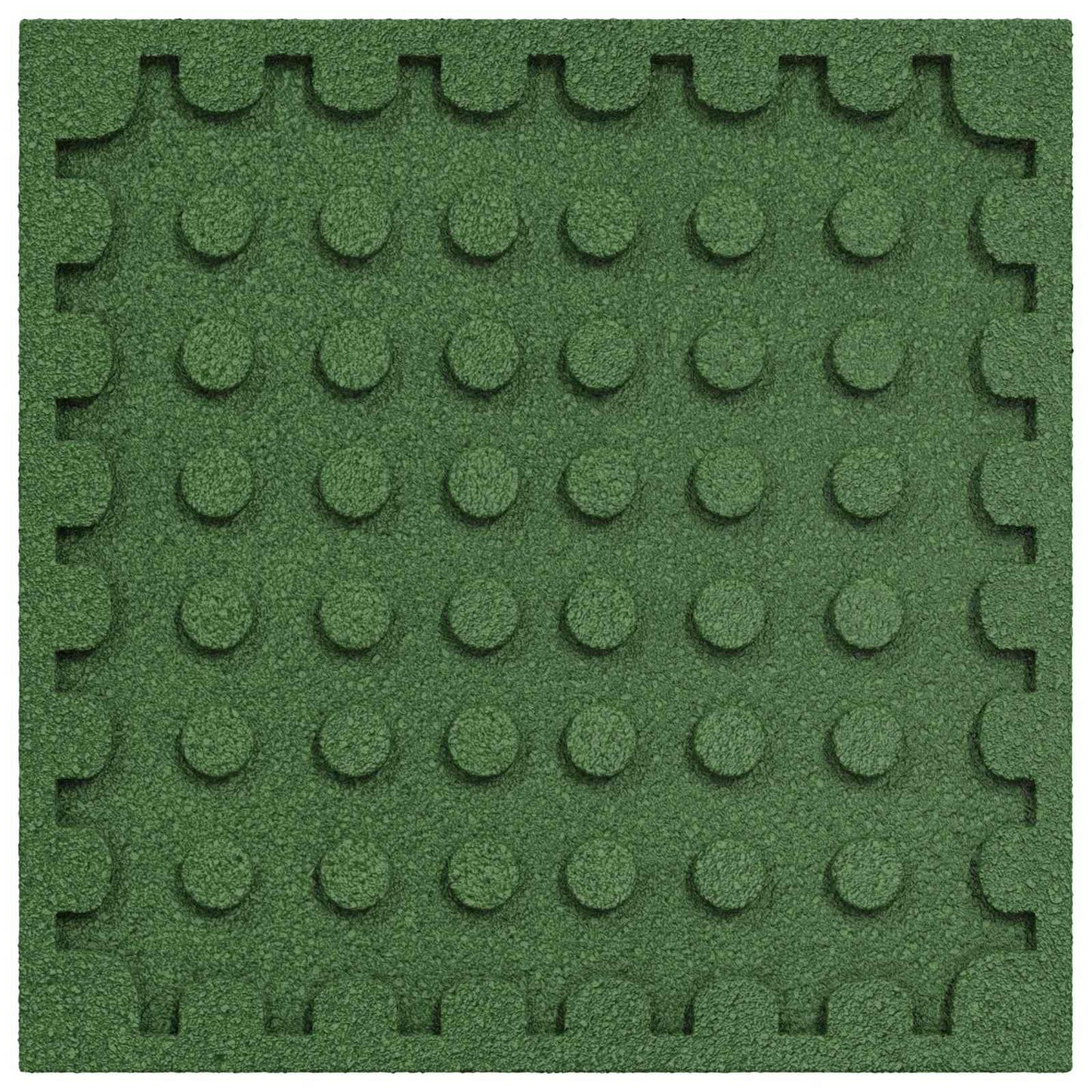 Faldbeskyttelsesfliser 24 pcs Grøn 50 x 50 cm Gummi