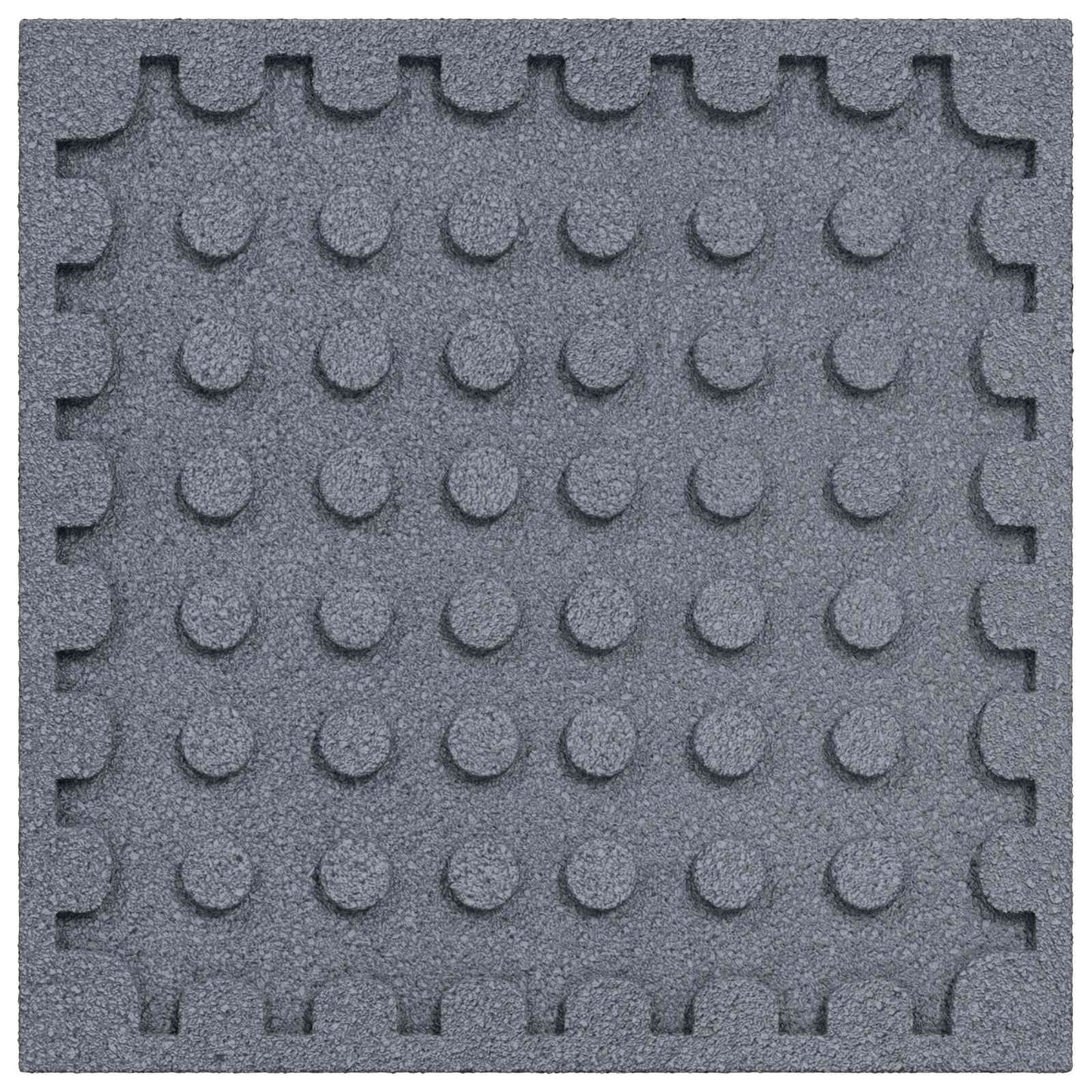 Faldbeskyttelsesfliser 12 pcs Grå 50 x 50 cm Gummi
