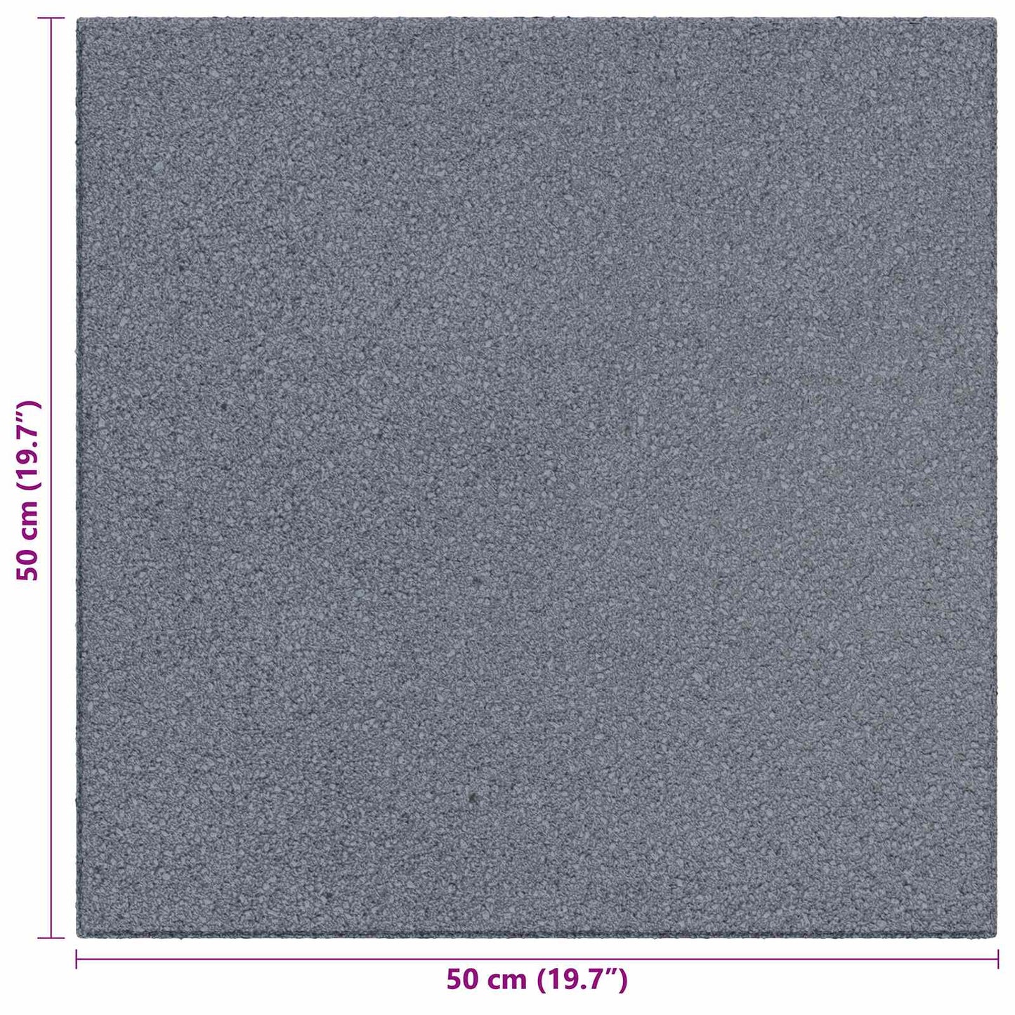 Faldbeskyttelsesfliser 18 pcs Grå 50 x 50 cm Gummi