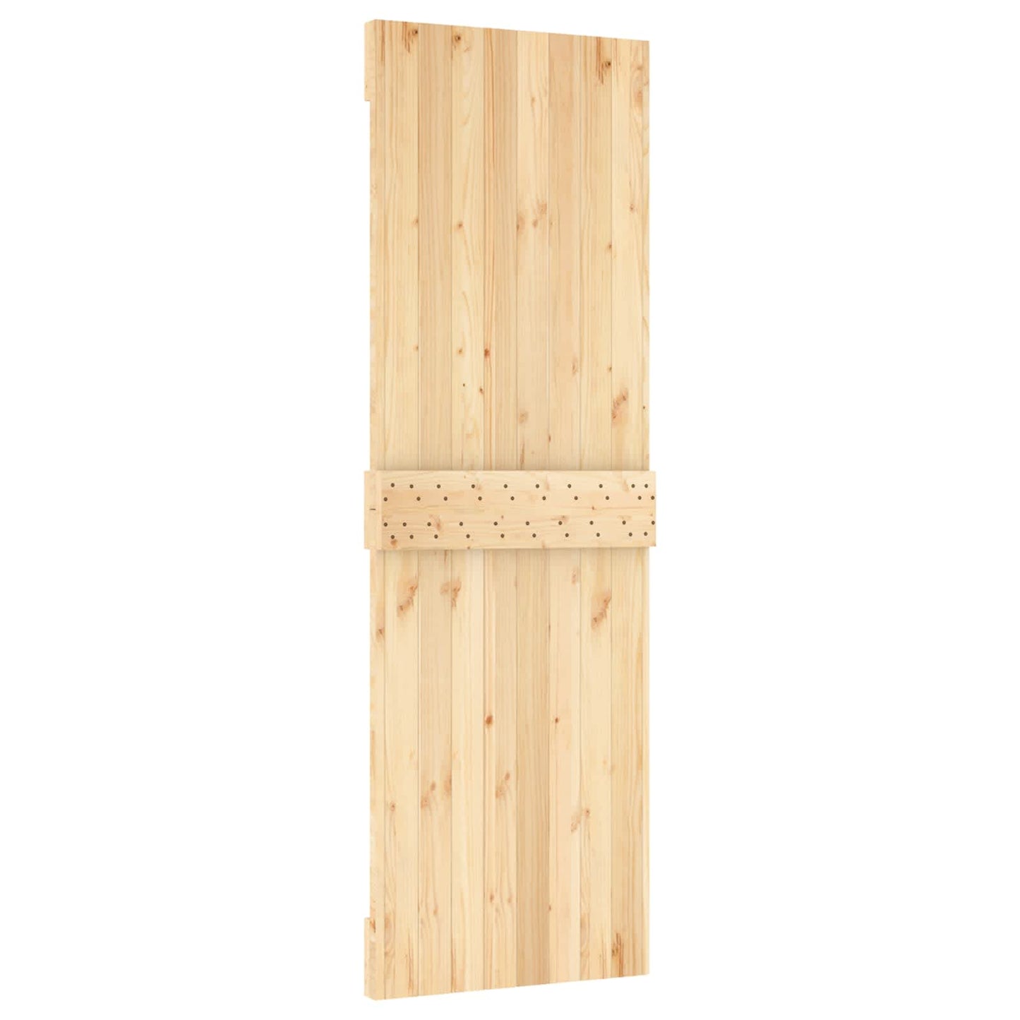 Skydedør 70 x 210 cm Massivt Fyrretræ (Ubehandlet)