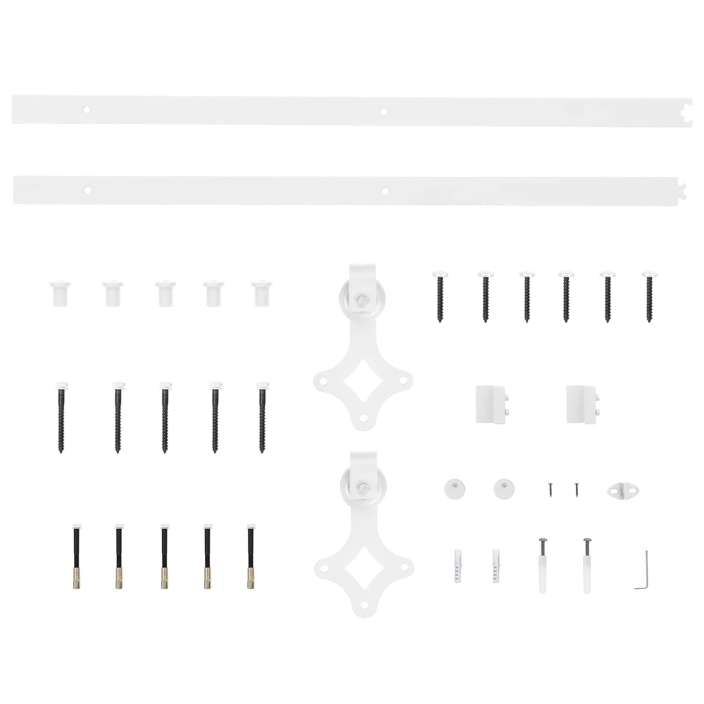 Skydedør Natur og hvid 95 x 210 cm Massivt Fyrretræ