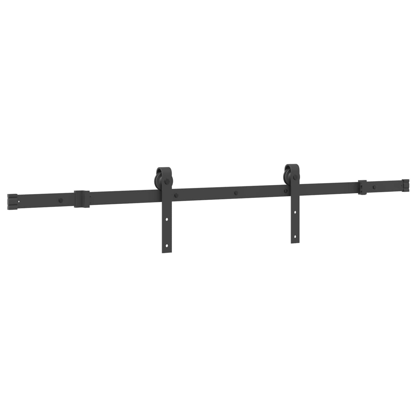 Skydedør NARVIK Naturfarvet og sort 80 x 210 cm (152,5 cm)