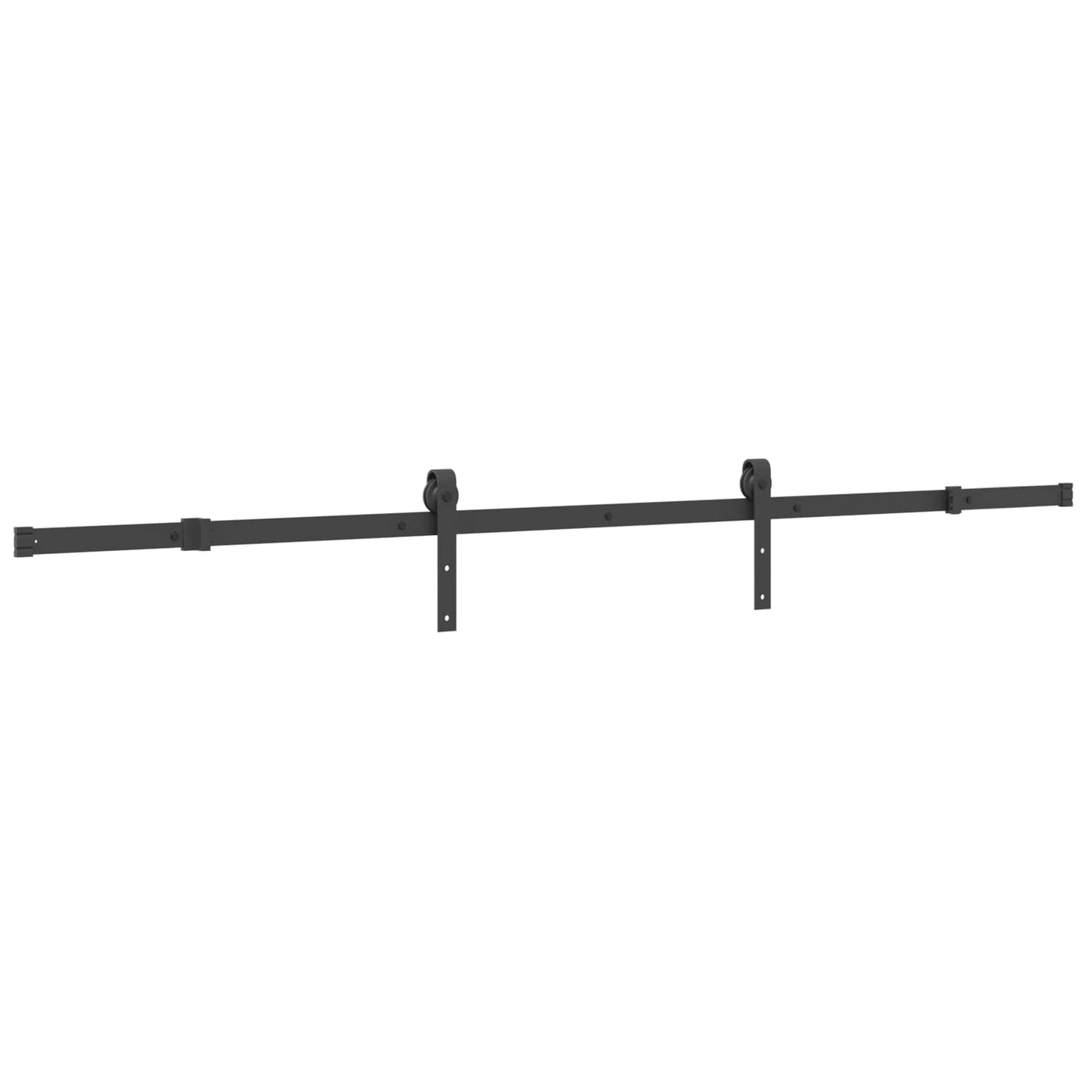 Skydedør NARVIK Naturfarvet og sort 95 x 210 cm (213,5 cm)