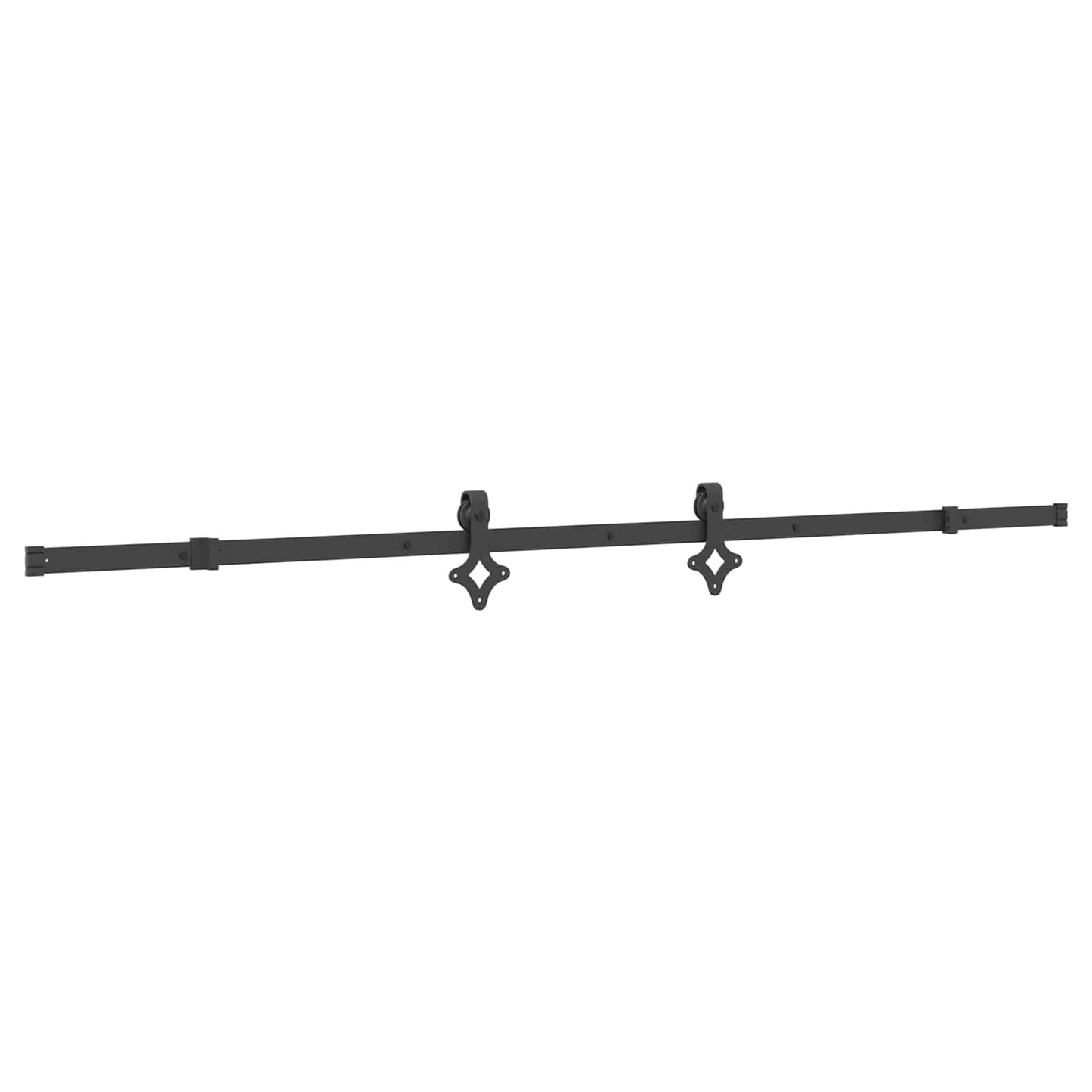 Skydedør NARVIK Naturfarvet og sort 80 x 210 cm (213,5 cm)