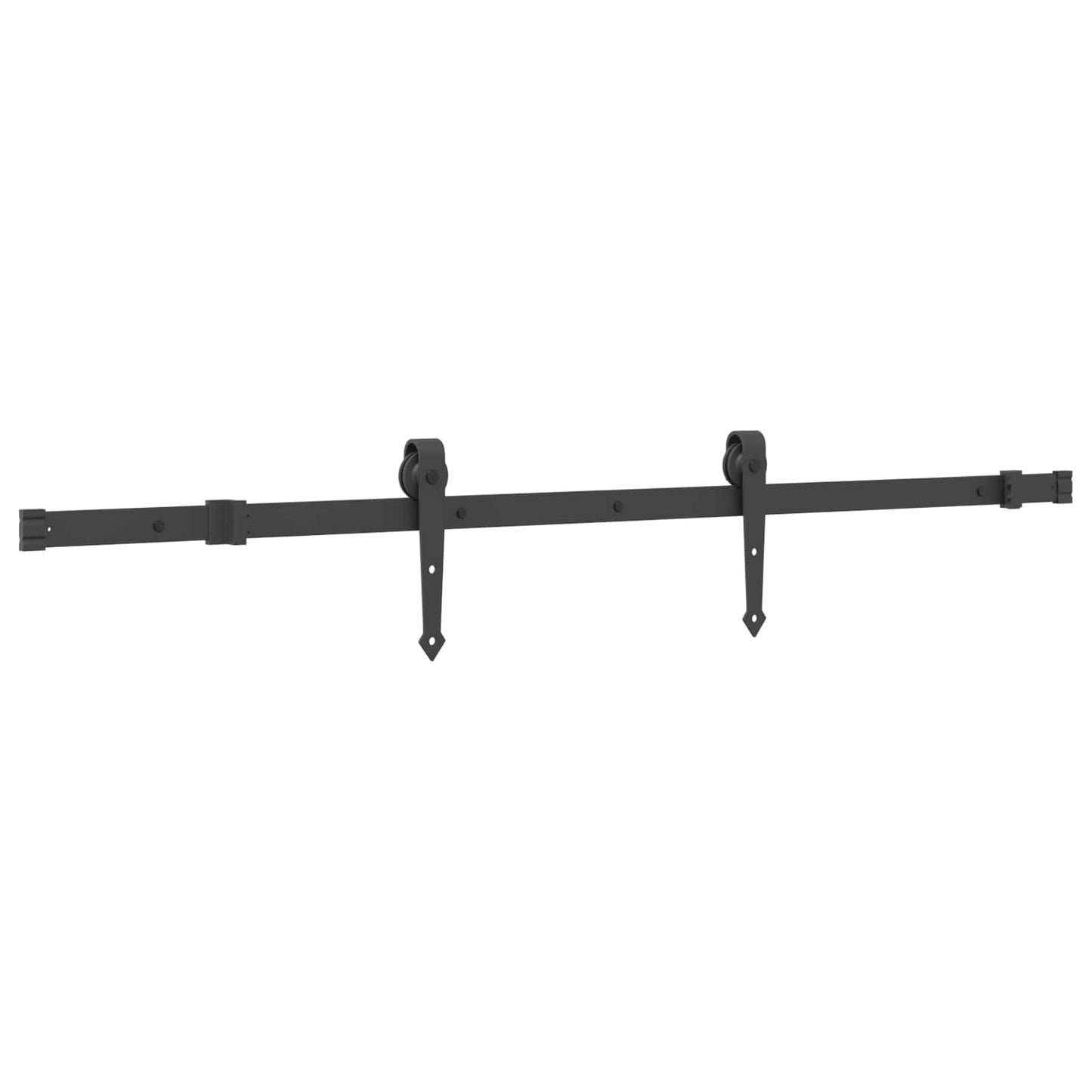 Skydedør NARVIK Naturfarvet og sort 85 x 210 cm (152,5 cm)