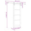 Skydedør Naturfarvet og sort 73,5 x 211 cm Massivt fyrretræ