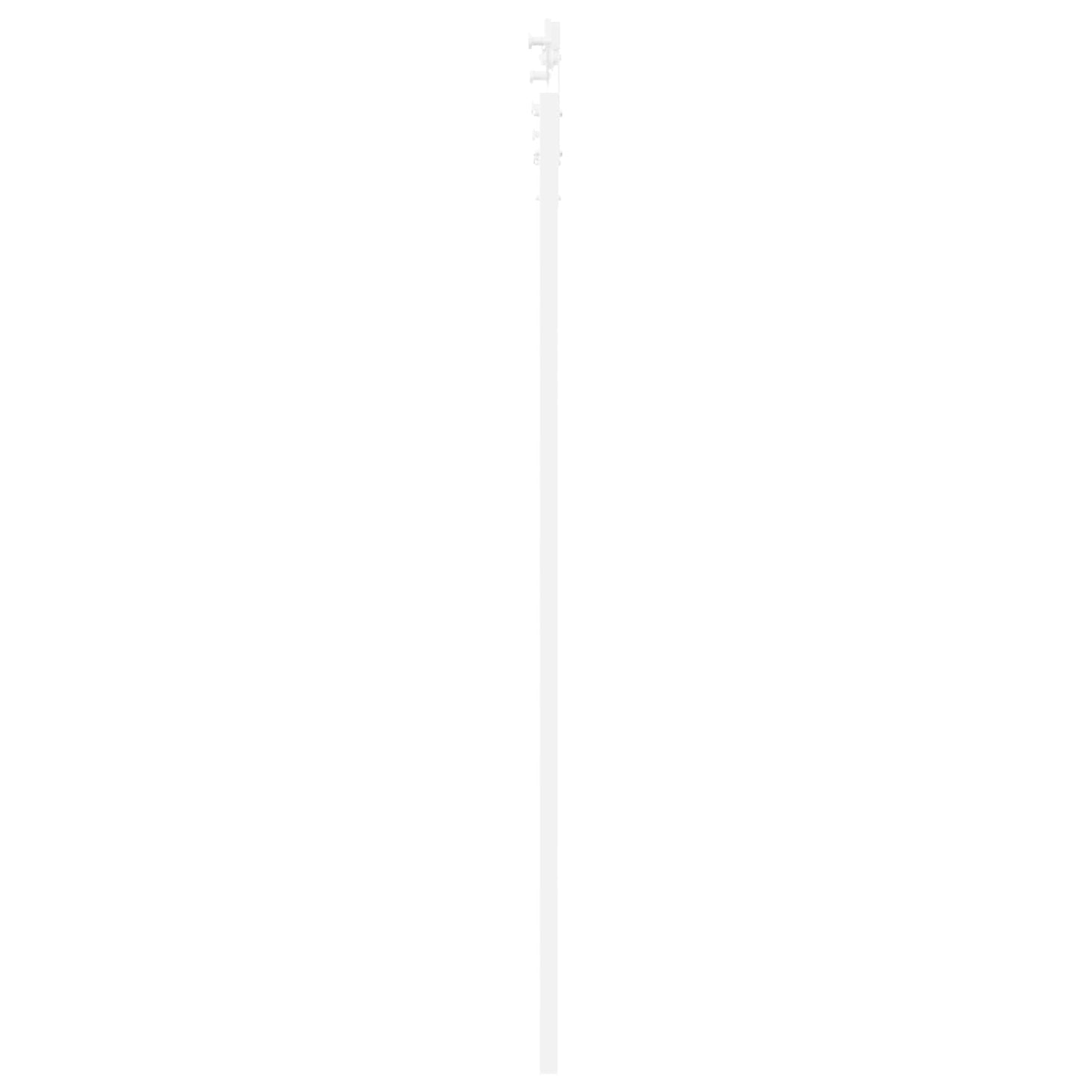 Skydedør Hvid 83 x 202 cm Massivt fyrretræ