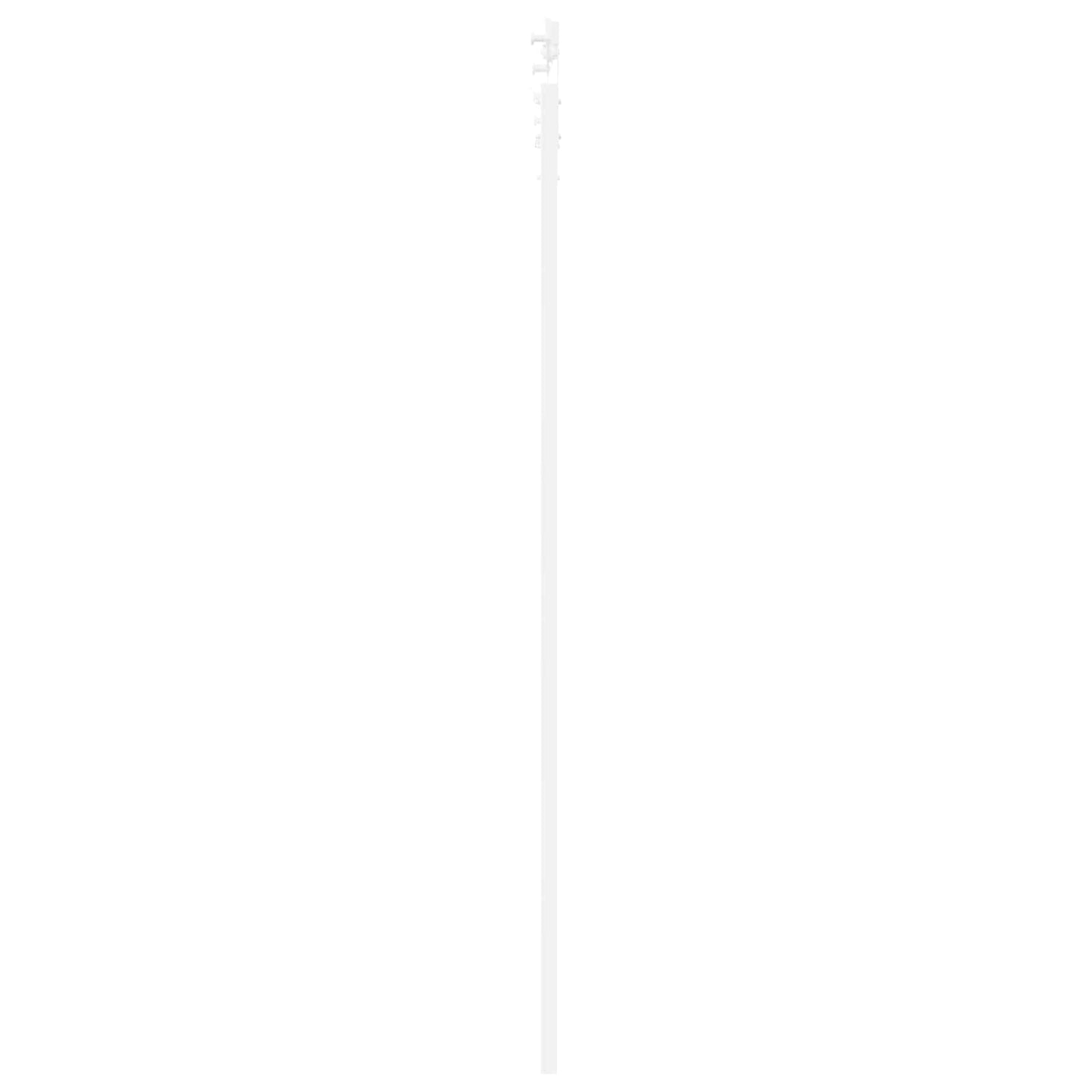 Skydedør Hvid 83 x 232 cm Massivt fyrretræ