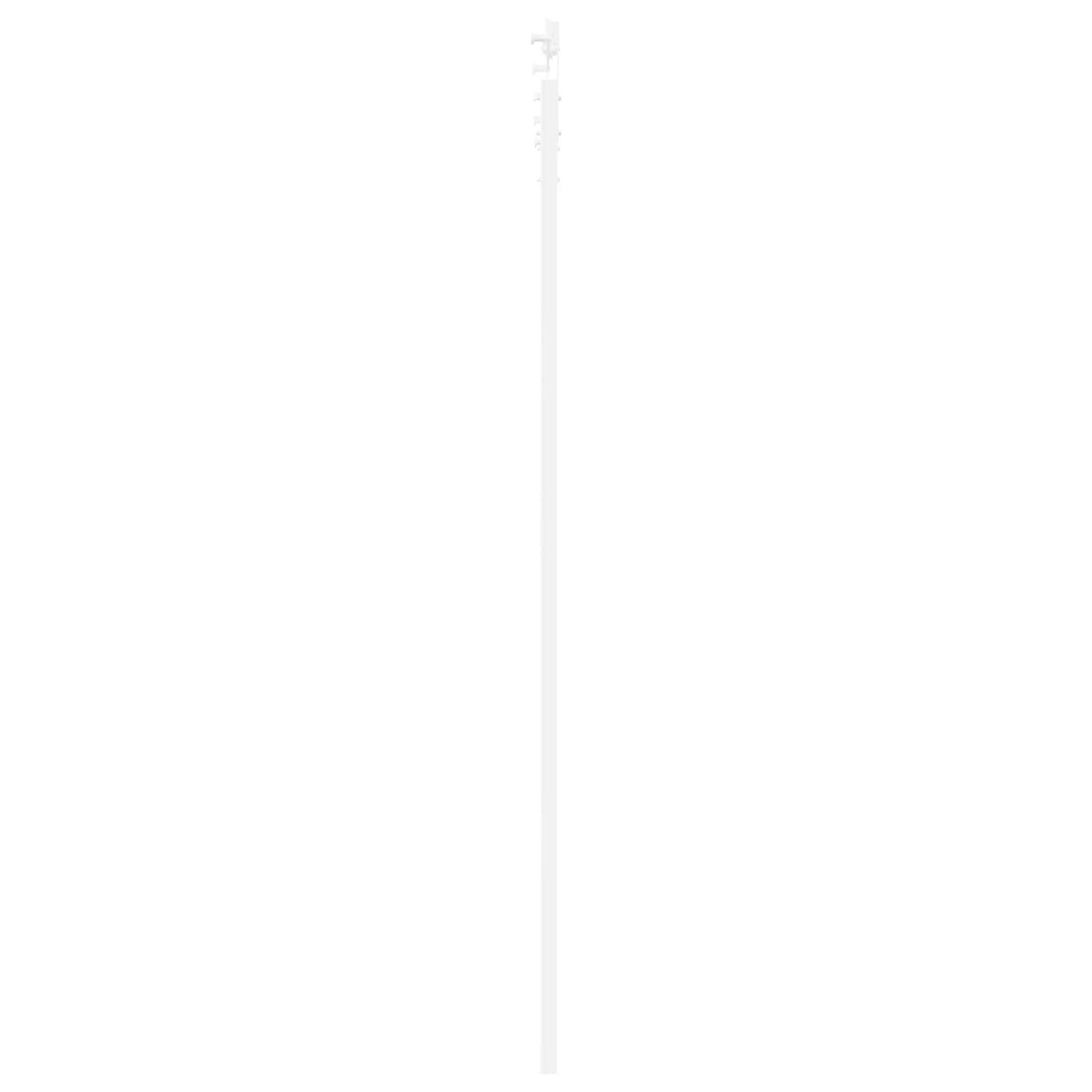 Skydedør Hvid 83 x 232 cm Massivt fyrretræ