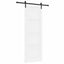 Skydedør Hvid 83 x 232 cm Massivt fyrretræ