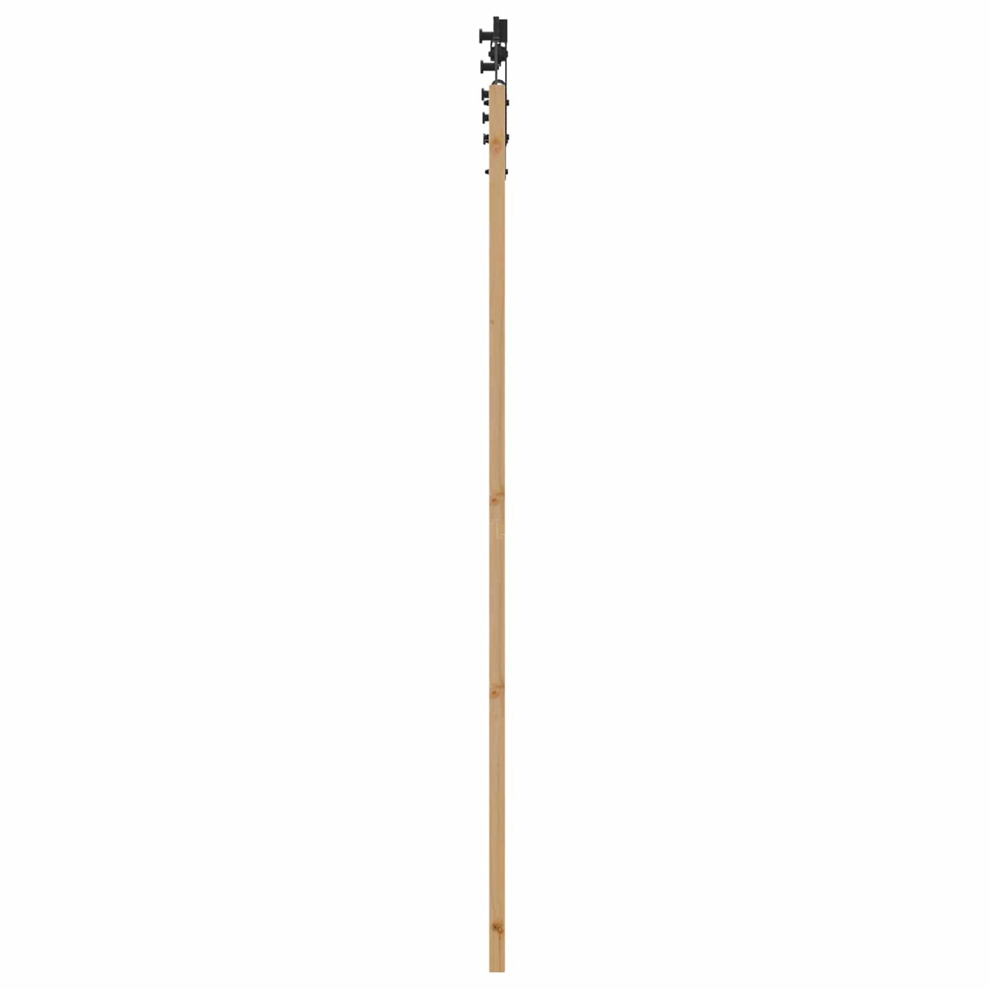 Skydedør Naturfarvet 73,5 x 211 cm Massivt fyrretræ