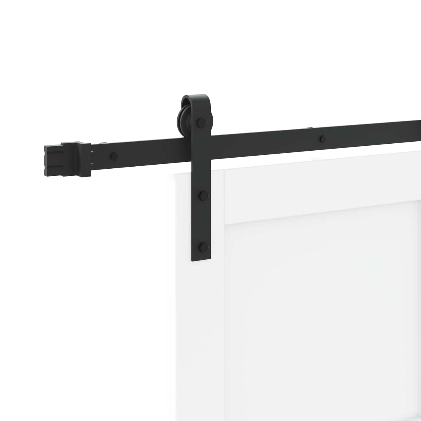 Skydedør Hvid 83 x 202 cm Massivt fyrretræ