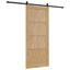 Skydedør Naturfarvet 86 x 198,5 cm Massivt fyrretræ