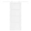 Skydedør Hvid 83 x 202 cm Massivt fyrretræ