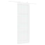 Skydedør Hvid 83 x 232 cm Massivt fyrretræ