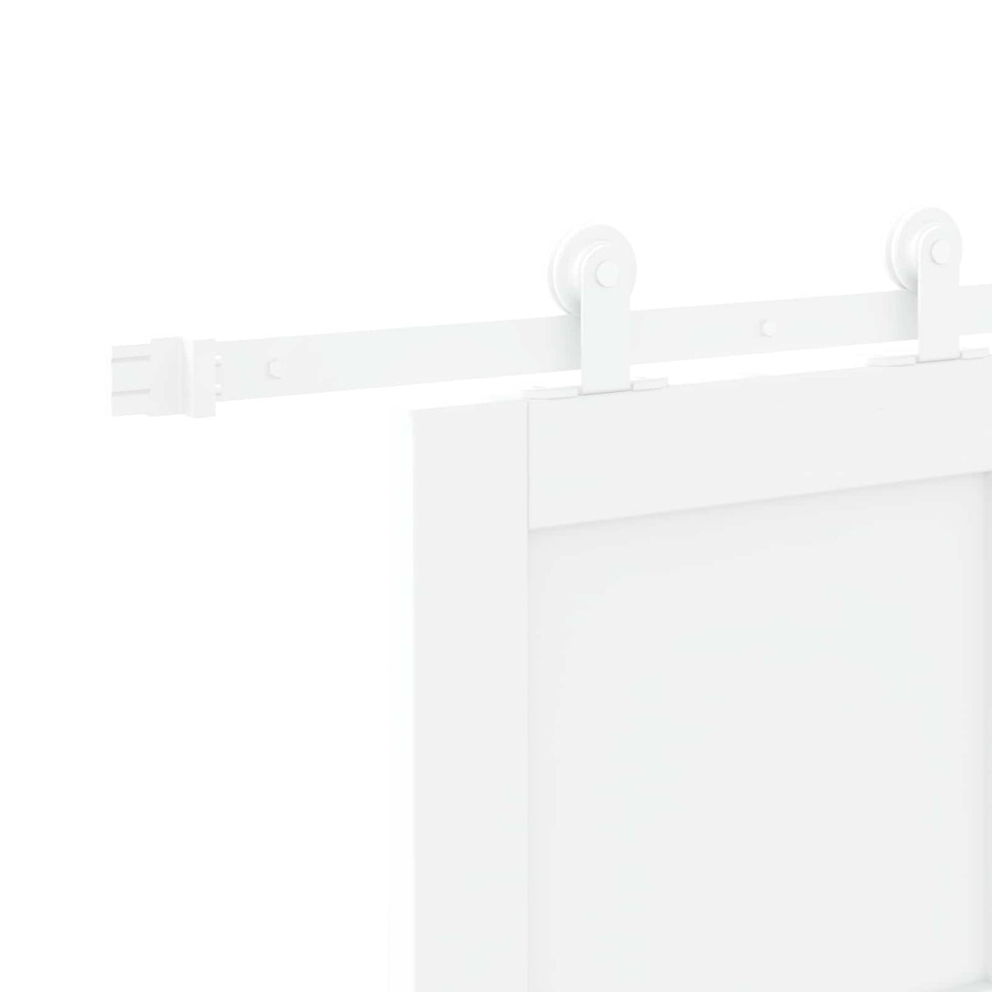 Skydedør Hvid 83 x 202 cm Massivt fyrretræ