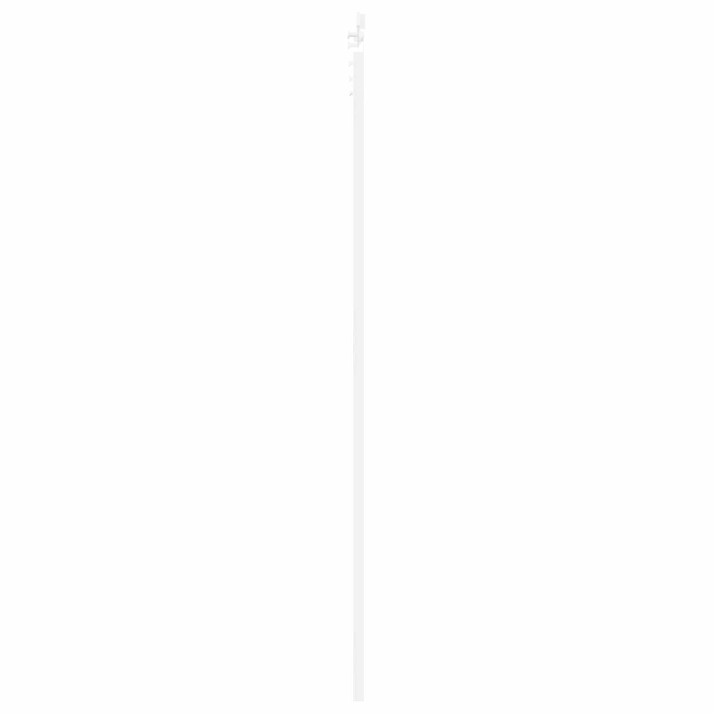 Skydedør Hvid 83 x 232 cm Massivt fyrretræ