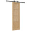 Skydedør ORKDAL Naturfarvet 61 x 198,5 cm Massivt fyrretræ
