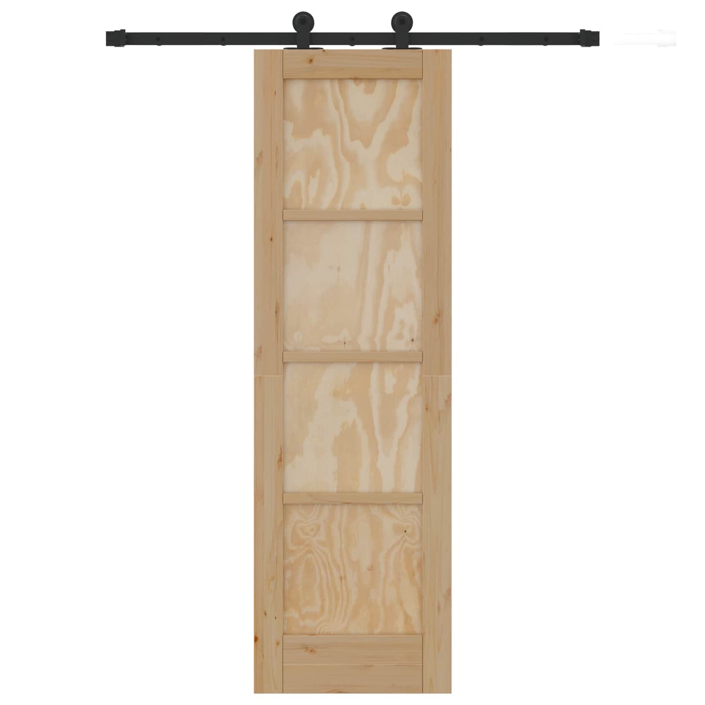 Skydedør ORKDAL Naturfarvet 61 x 198,5 cm Massivt fyrretræ