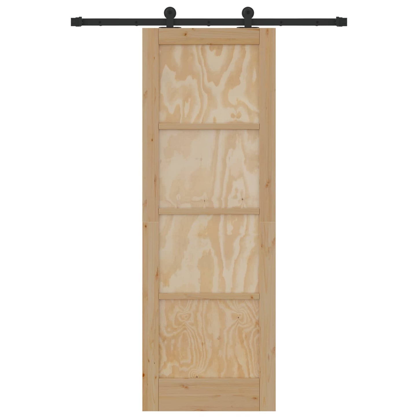Skydedør ORKDAL Naturfarvet 73,5 x 211 cm Massivt fyrretræ